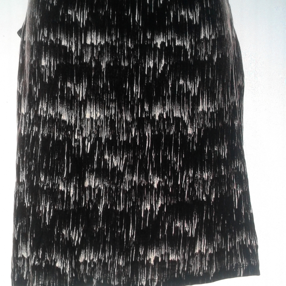 Daisy Fuentes Skirt, black and white skirt - Picture 5 of 8